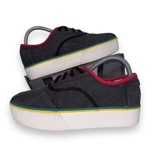 TOMS Venice Collection Cordones Boardwalk Platform Shoes Women's 7.5